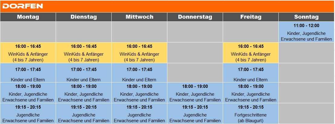 Unterrichtsplan Dorfen Unterrichtsplan Dorfen