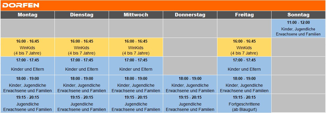 Unterrichtsplan Dorfen