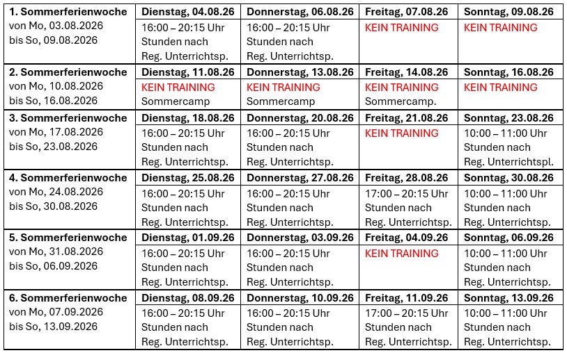 WinTaekondo-Erding-Ferienstundenplan WinTaekondo-Erding-Ferienstundenplan
